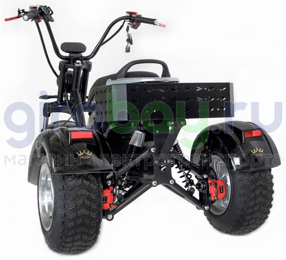 Электроскутер IKINGI M6 PRO TRIKE 6000W - Чёрный фото №6