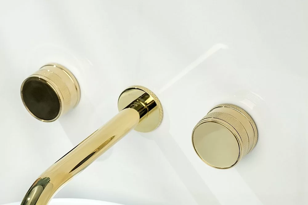 Смеситель для раковины Boheme Prestige 152-2-G-PR золото