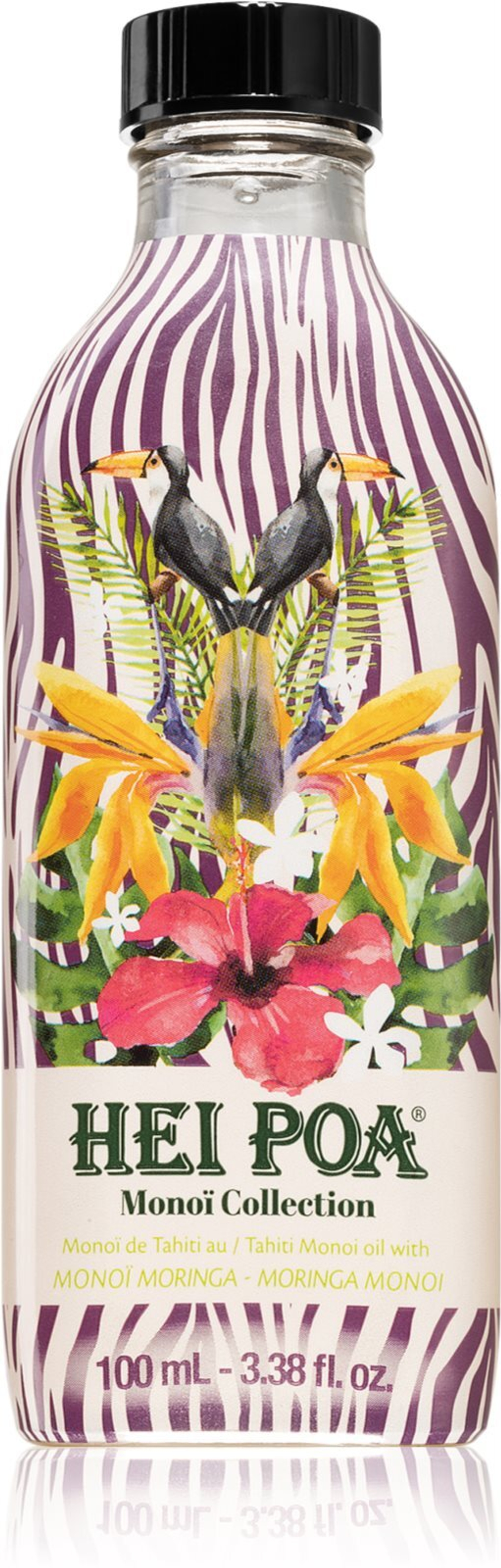 Hei Poa Monoi Collection Moringa - многофункциональное масло для тела и волос /   100  ml  / GTIN 3273816531854