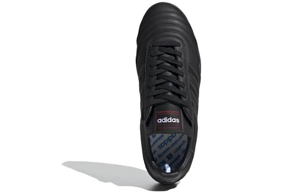 Alexander wang x adidas originals B-ball Soccer Black Samurai non-slip lightweight low-top sneakers for men and women the same style black