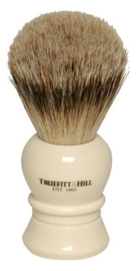 КИСТЬ ДЛЯ БРИТЬЯ ВОРС СЕРЕБРИСТОГО БАРСУКА СЛОНОВАЯ КОСТЬ С СЕРЕБРОМ REGENCY T&H