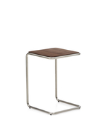Приставной столик Tarsel из орехового шпона и стали