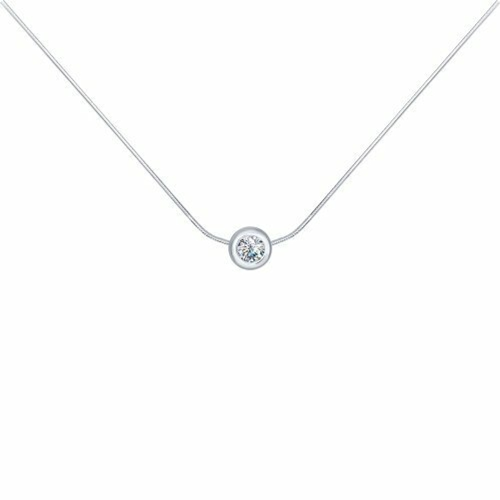 Колье из серебра со Swarovski Zirconia