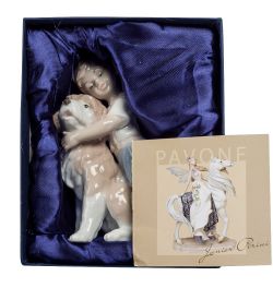 JP-29/ 1 Фигурка «Мальчик с собакой» (Pavone)