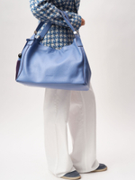 Кожаная сумка Deboro 30428 сиреневый закат