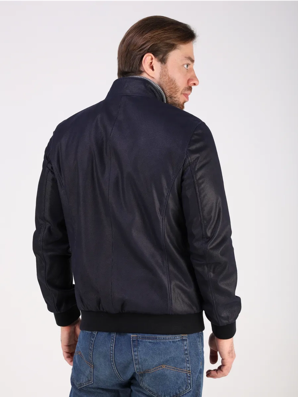 Кожаная куртка демисезонная замшевая натуральная