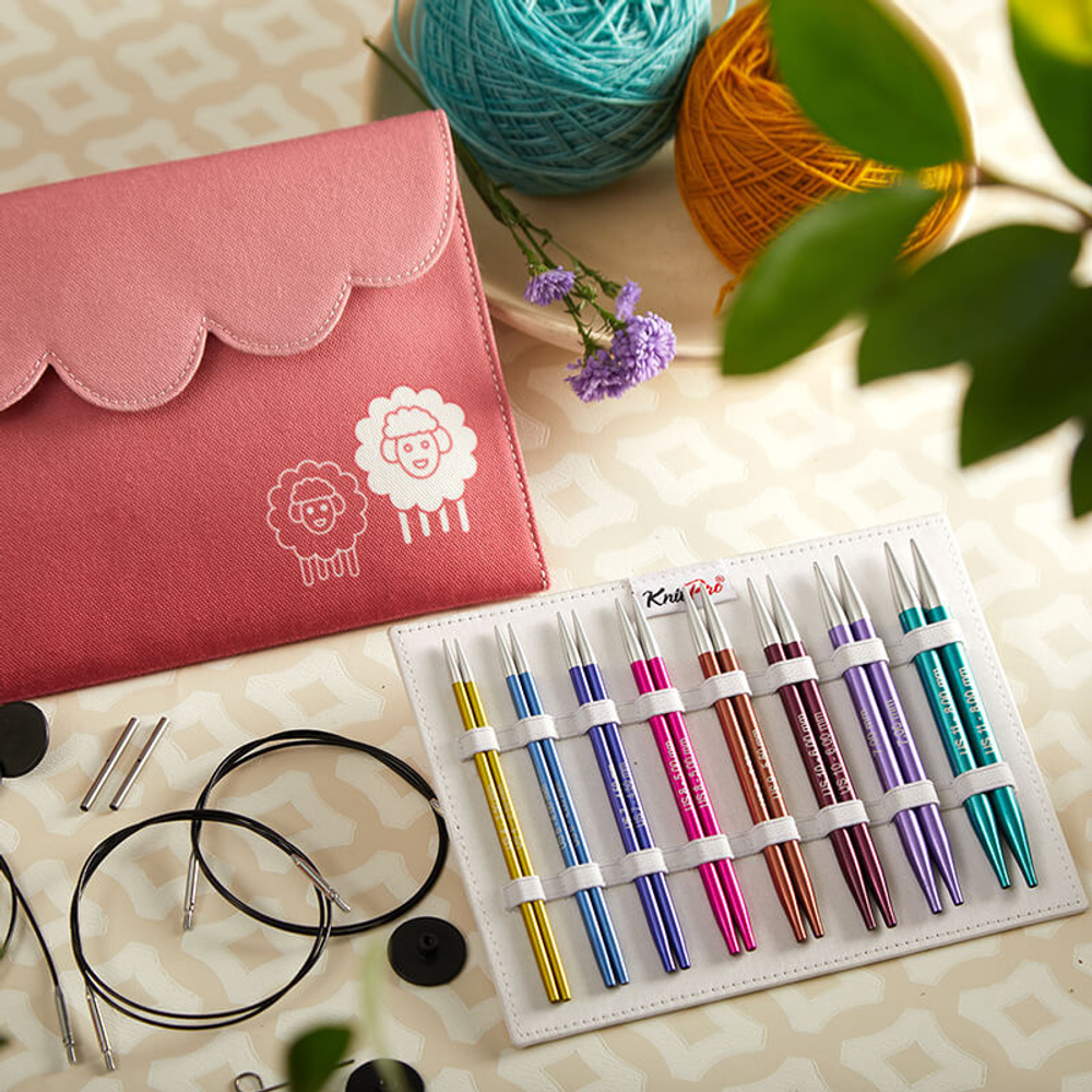 Набор "Deluxe" спиц съемных "Zing", KnitPro, длина 13см,