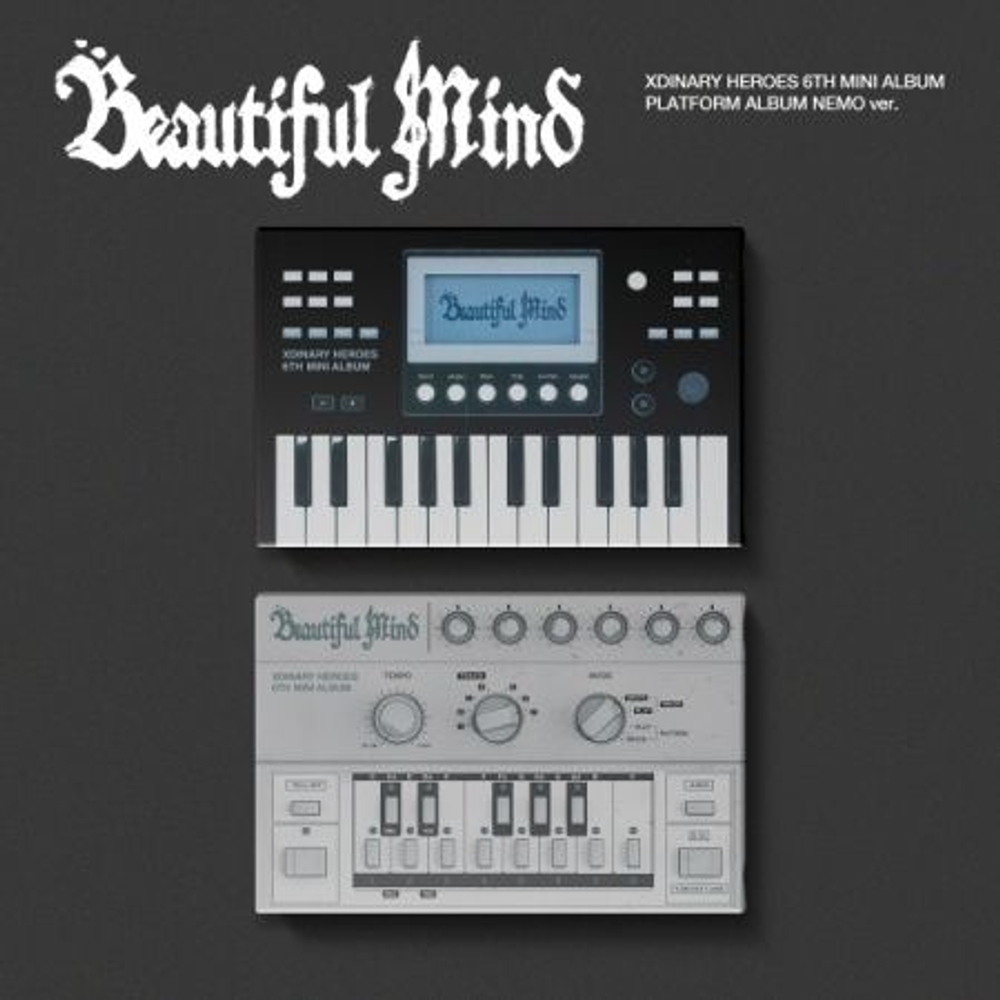Альбом XDINARY HEROES - BEAUTIFUL MIND 6th Mini Album PLATFORM ALBUM NEMO 2 Version SET