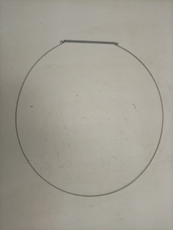 BWE81282LB кт35 Хомут крепления манжеты для стиральной машины Indesit Ariston (внутренний) б/у