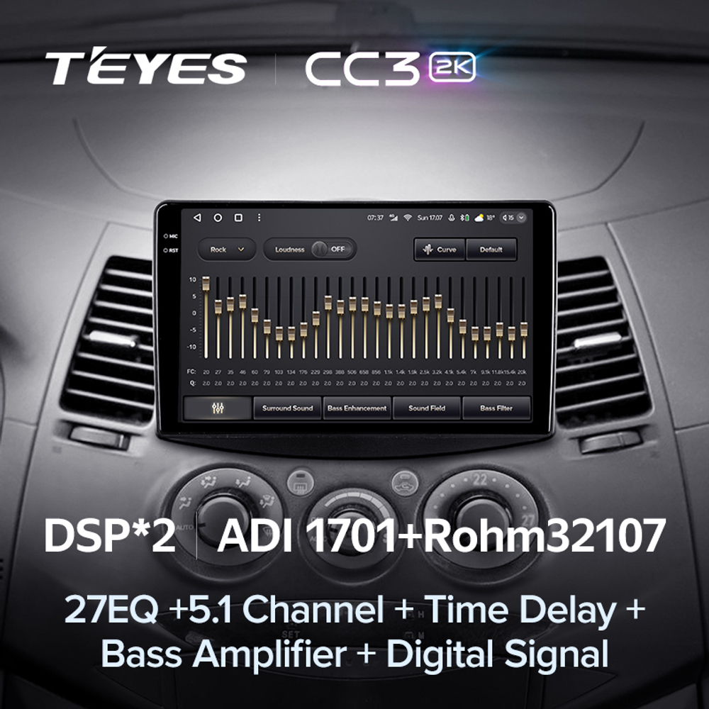 Teyes CC3 2K 9"для Mitsubishi Grandis 2003-2011