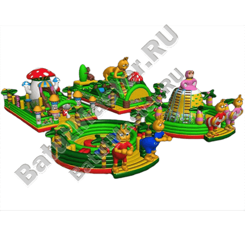 Коммерческий надувной батут "Мегаполис"