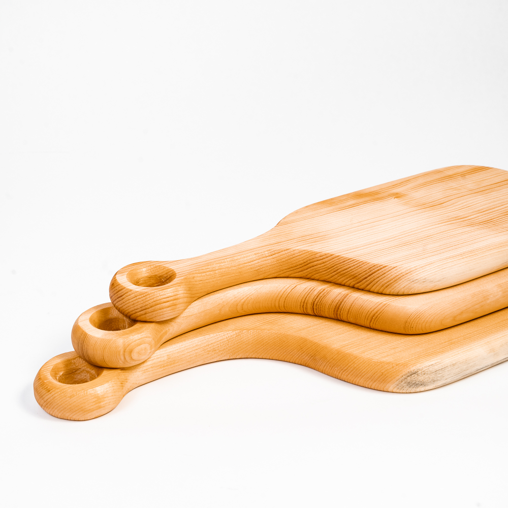 Деревянные разделочные доски 3 шт. из сибирского кедра RDN16