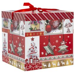 GAEM Коробка подарочная (бумага 400г/м2), L30 W30 H31 см, 2в.