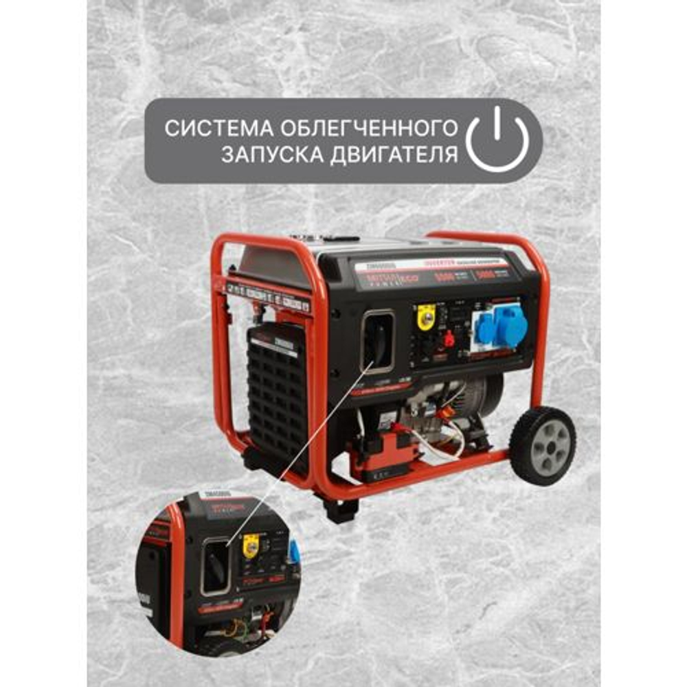 Генератор бензиновый MITSUI POWER ECO ZM 6000 IU