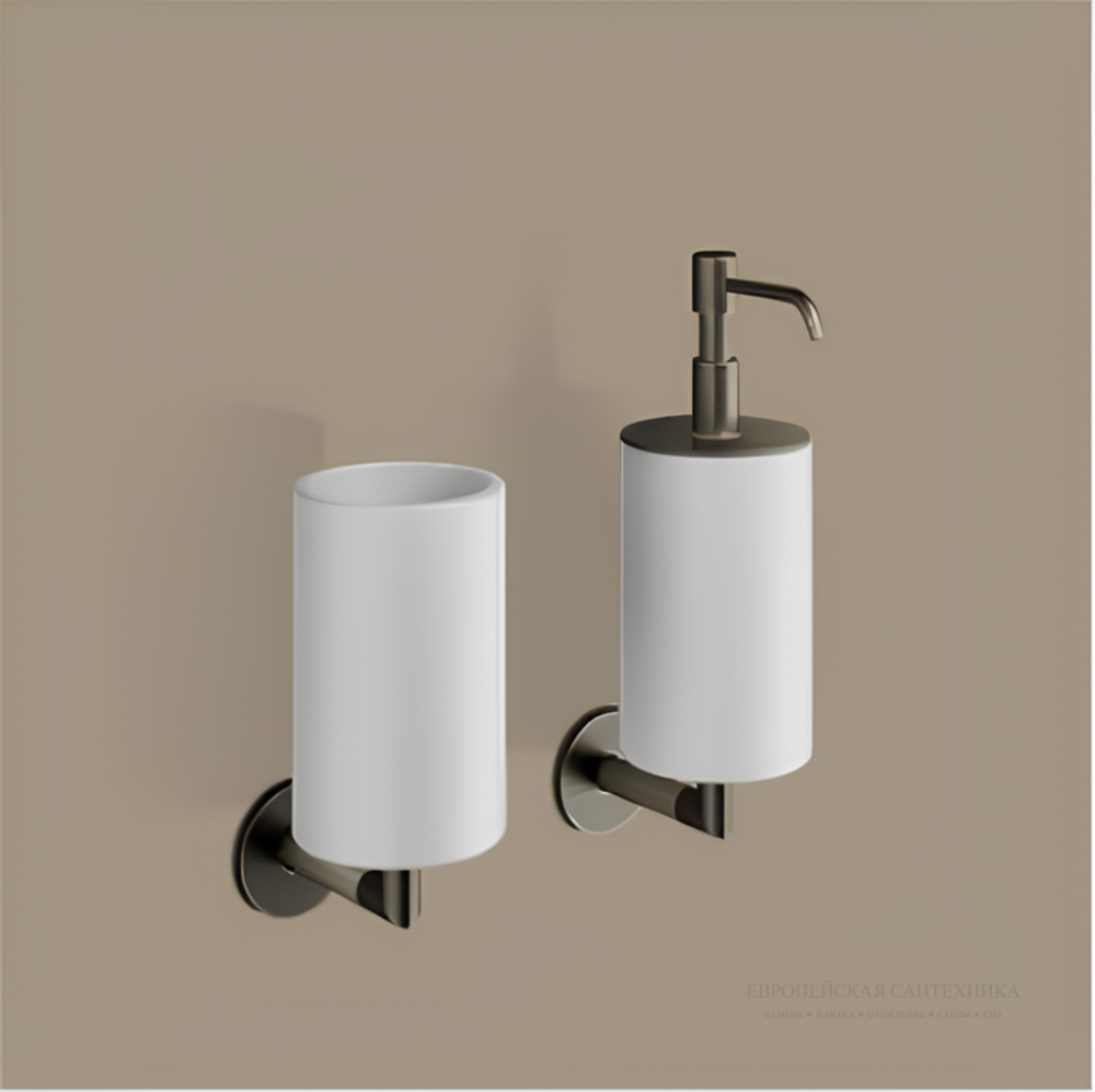 Дозатор Gessi Ingranaggio, настенный, цвет White/Copper PVD
