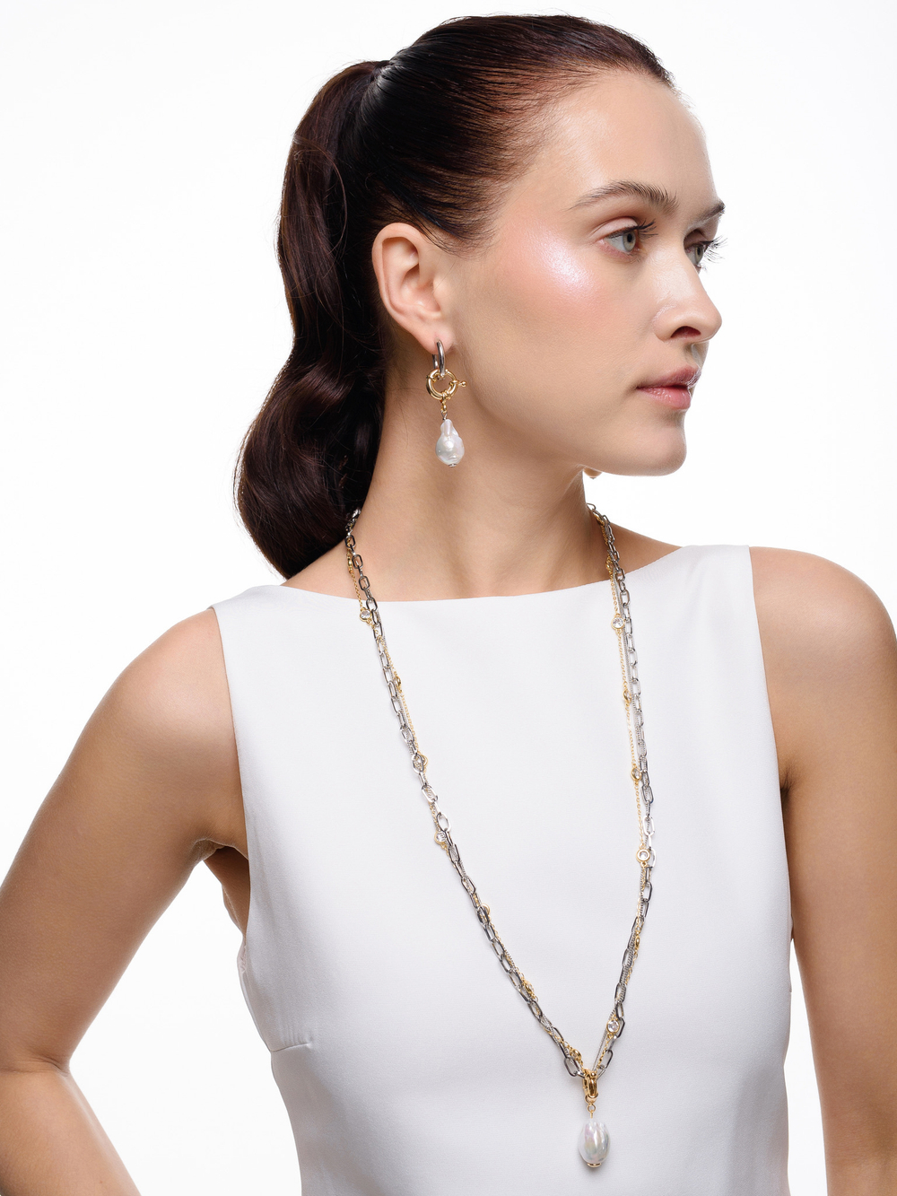 Колье "Brutal Pearl Trio"