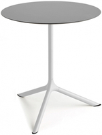 Стол ламинированный обеденный Scab Design Tripe Maxi, белый, светло-серый