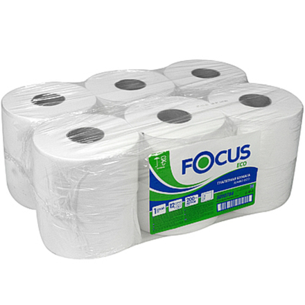 Бумага туалетная рулонная Focus Eco Jumbo T1 1-сло