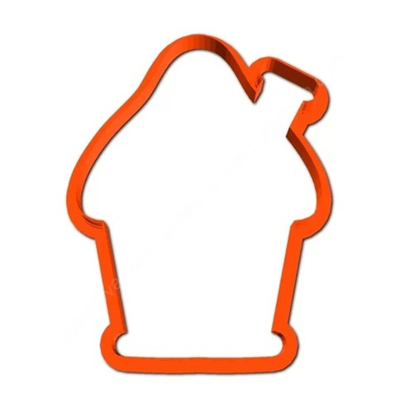 Дом. Форма для пряников. Формочка для печенья. (11 cm (4,3 in))