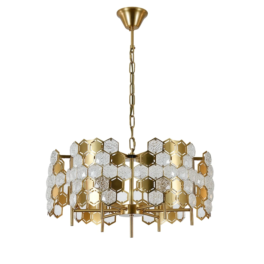 Подвесная люстра Indigo DELIZIA 12047/6P Brass V000571