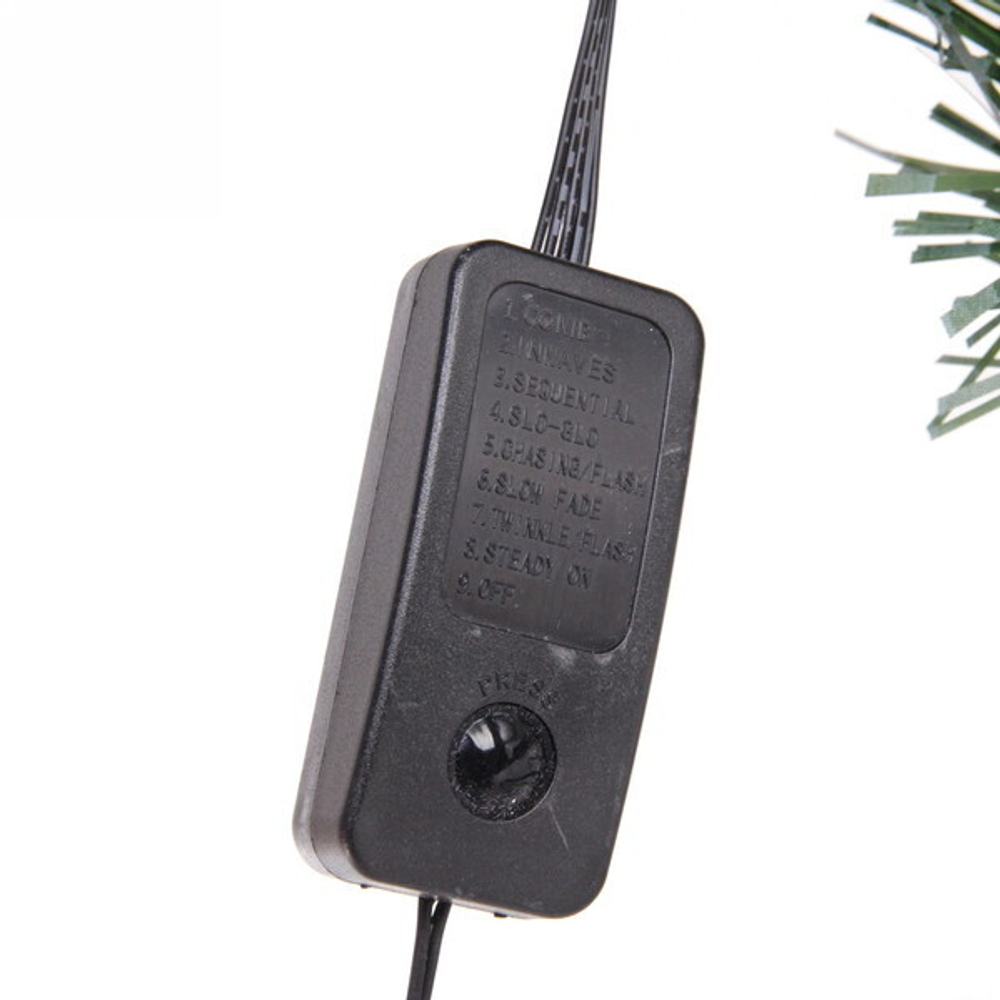 Ёлка светодиодная «Царская» 210 см,ПВХ+леска, шишки, белое напыление, Теплый белый (270 веток) (T2121-210)