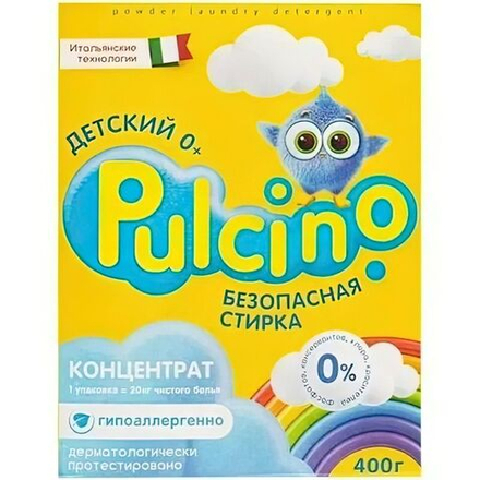 Pulcino Стиральный порошок Автомат Детский 400 г
