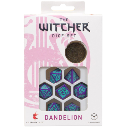 Набор игральных костей Ведьмак: Лютик - Полвека Поэзии