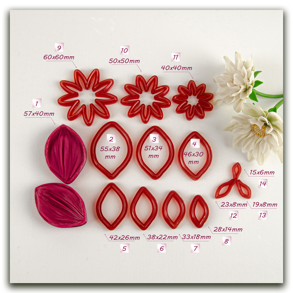 Комплект для лепки георгинов