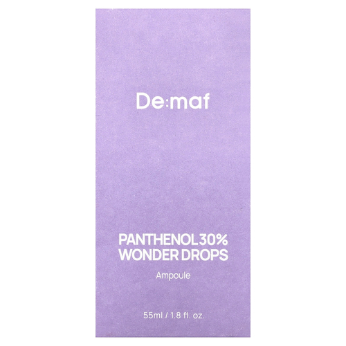 De:maf, Panthenol 30% Wonder Drops, сыворотка с пантенолом, 55 мл (1,8 жидк. унции)
