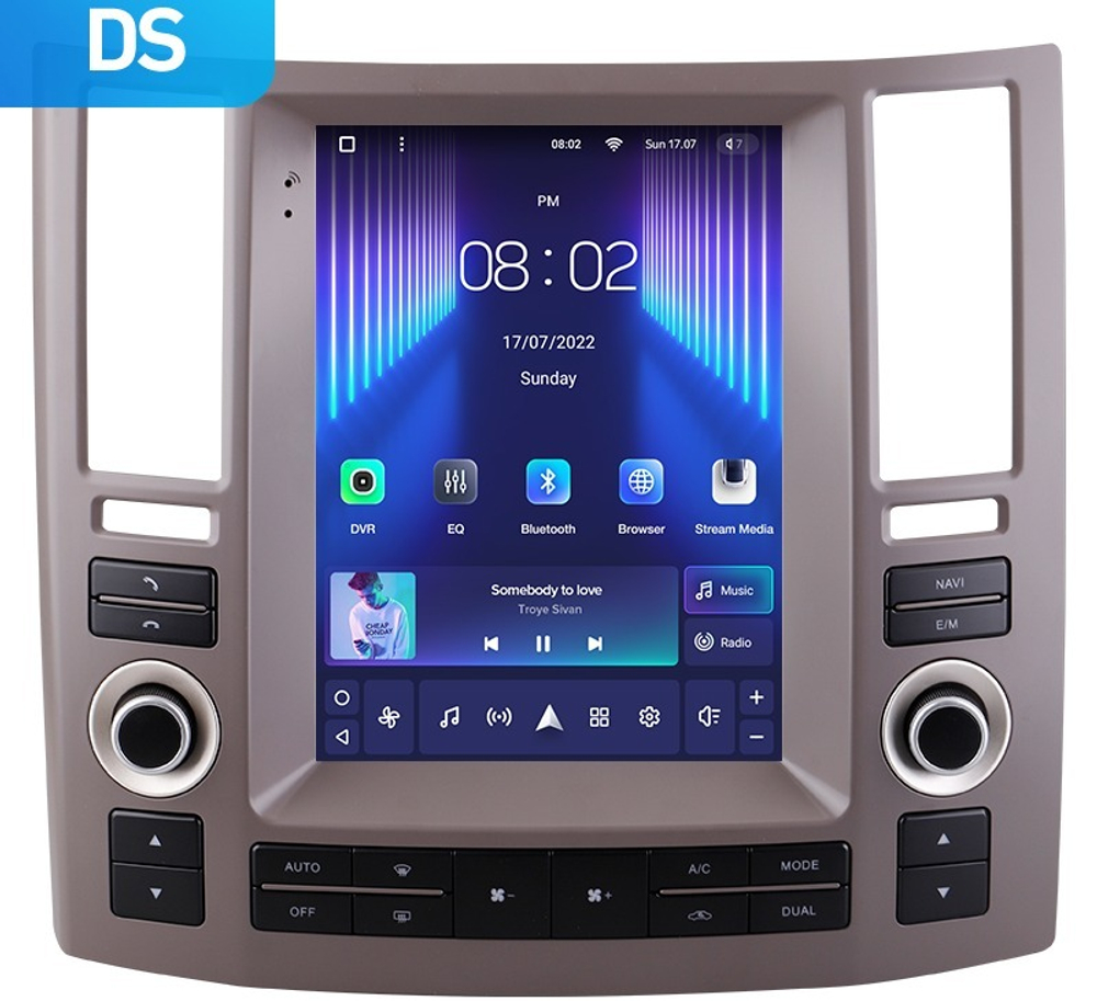 Магнитола для Infiniti FX35, FX45 2006-2008 (S50) - Teyes TPRO 2 экран 9.7" в стиле "Тесла" на Android 10, ТОП процессор, 4G SIM-слот