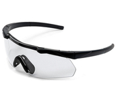 Очки стрелковые ShotTime Caracal, осколочные, чёрные, линза прозрачная GST-035-BLK-C