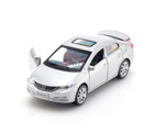 Модель ин. мет. "Honda Civic" 12см, открыв. двери, серебряный, коробка CIVIC-SL (Технопарк)