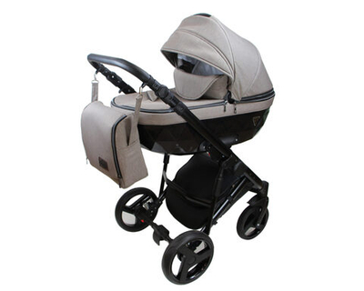 Детская коляска Bruca Vegas 2 в 1 (Серый/черный)