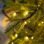 Елка с гирляндой «Валерио» (Литая+пвх) 180 см / 1,8 м