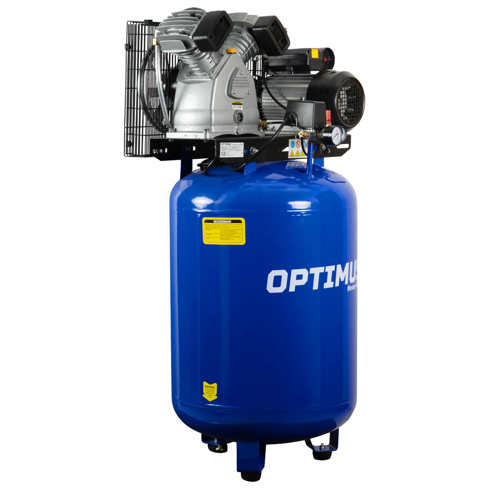 OPT-301042A Компрессор поршневой вертикальный, 420 л/мин, 2.2 КВт, 220 В, ресивер 100 л