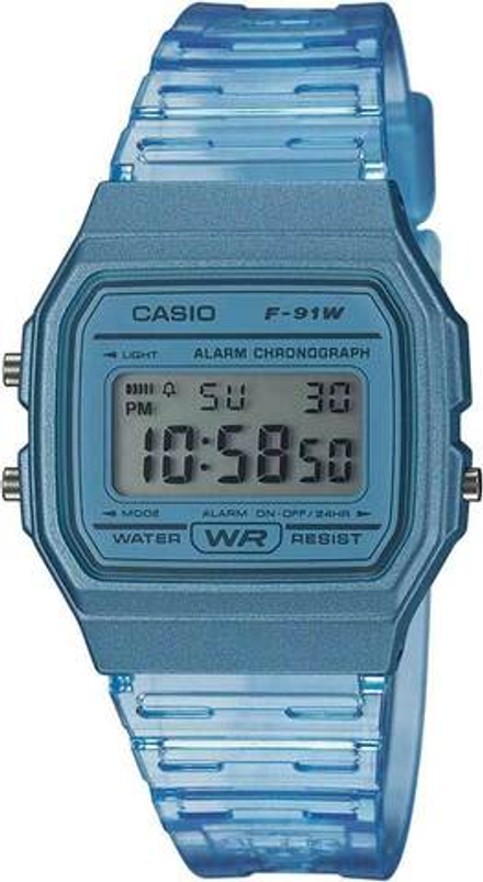 Японские наручные часы Casio Collection F-91WS-2EF с хронографом