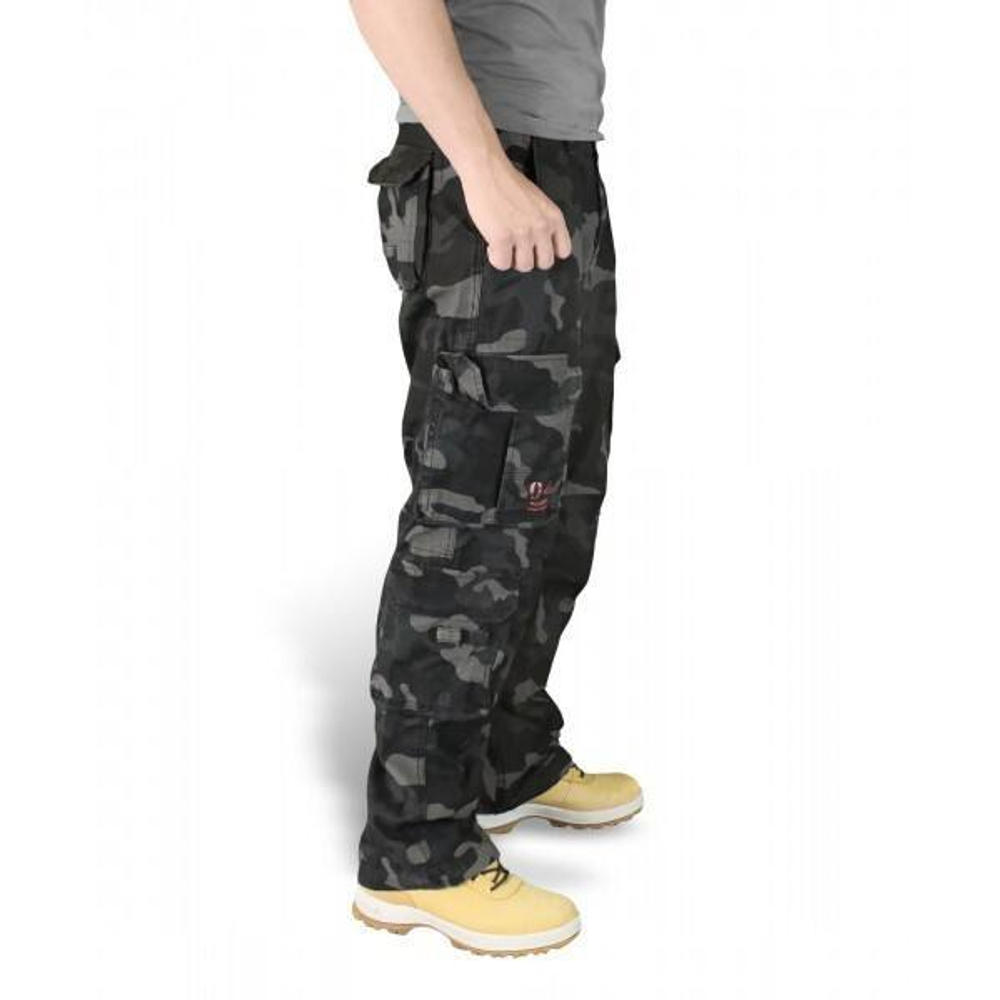 Брюки Surplus Airborn Vintage Trousers Black camo