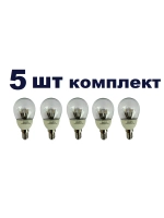 Светодиодная LED лампа G45 4,2W E14 тёпл 5шт