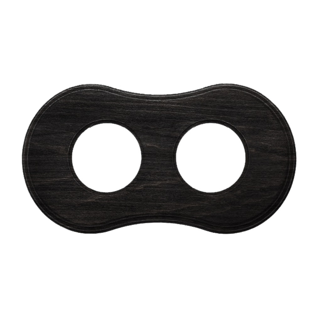 Рамка 2-х постовая (Угольно-черный) С.М. BF8 BF8-620-119