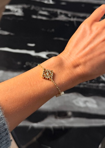 Браслет СНЕЖИНКА gold