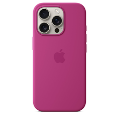 Чехол Apple iPhone 16 Pro Silicone Case with MagSafe Fuchsia MYYN3