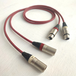 DAXX R69-Neutrik балансный 2XLR-2XLR кабель (папа-мама) из посеребренной бескислородной меди. D=6mm (пара)