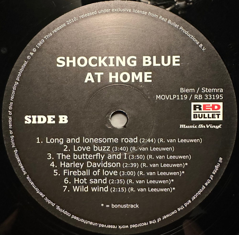 Shocking Blue - At Home (Европа 2010г.)