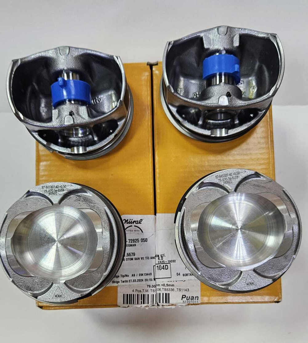 Поршни с кольцами +0.50 FORD 1.5 EcoBoost NURAL