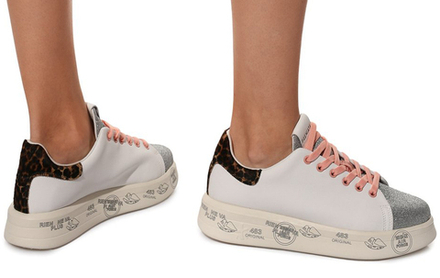 Premiata Belle Белые с серым