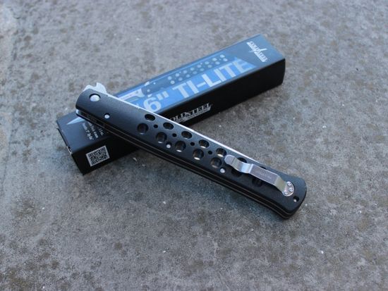 Складной нож Cold Steel 26SXP Ti-Lite 6 Zy-Ex Handle c клинком из стали AUS-8A, рукоять Zytel