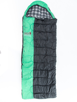 Спальный мешок  MAXFORT EXTREME R-zip от -27С(одеяло с подголов фланель 195+35*90см)INDI