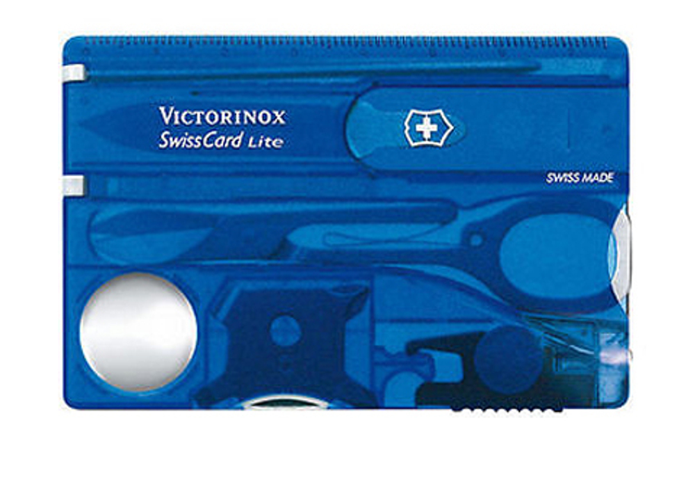 Швейцарская карточка Victorinox SwissCard Lite, синяя