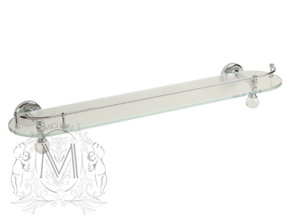 Полка с галереей 60см. Migliore Amerida ML.AMR-60.420 Swarowski