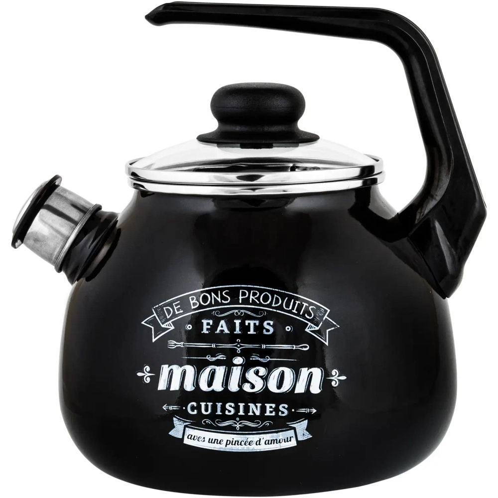 Чайник эмалированный 3л со свистком «Maison» Appetite